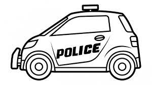 Tổng hợp tranh tô màu xe cảnh sát đẹp nhất - Tranh Tô Màu cho bé