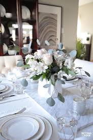 Dining Room Table Centerpieces Marble
