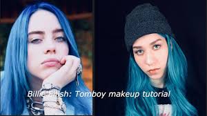 billie eilish tomboy makeup tutorial