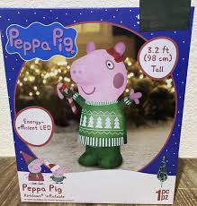 airn inflatable christmas peppa pig