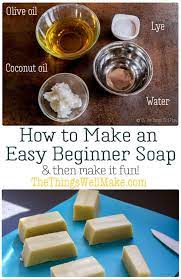 making an easy basic beginner soap
