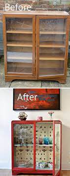 upcycle cabinet into a vine