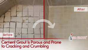water damage behind shower tiles