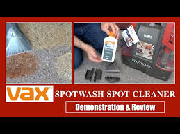 vax spotwash portable spot cleaner