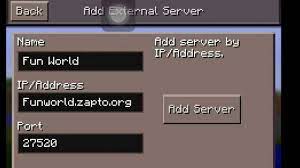 To get started, you need to identify the address of the server you want to join. How To Get The Funworld Server Minecraft Pocket Edition 0 11 1 Youtube