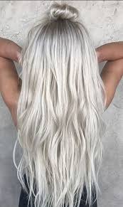 Many of us get bored with our hair color but don't want to erase it completely. Mane Interest The Hair Inspiration Go To Site For The Latest In New And Now Hair Color And Styles Icy Blonde Hair Dark Roots Blonde Hair Icy Blonde
