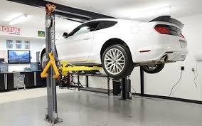 The sling hooks onto the lift with secure clips. Car Guy Garage Extra Low 9 Foot Ceiling 7 000 Lb 2 Post Lift Two Post Lift Garage Lift Four Post Lift