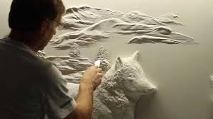 Amazing Drywall Art Sculpture By Bernie