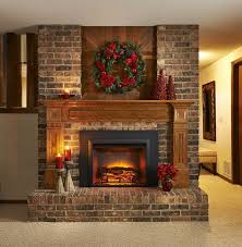 Brick Fireplace Traditional Fireplace
