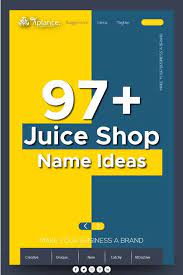 Food business names ideas list. Catchy Juice Shop Name Ideas Shop Name Ideas Fruit Juice Brands Business Drinks
