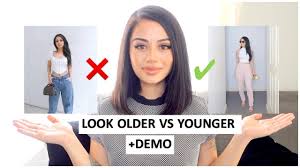 look older vs younger with makeup