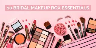 10 bridal makeup box essentials pink book