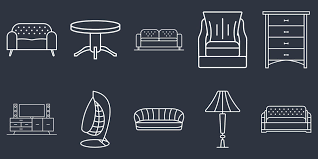 Vector Icon Simple Linear Style Sofas