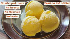 easiest vanilla custard ice cream no