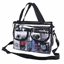 clear game changer bag pvc toiletry bag