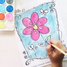 Blue is the one of the color in rainbow. Hearts And Flowers Coloring Page 100 Directions