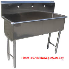 6 feet wide one compartment hand sink
