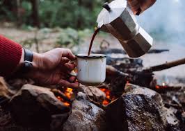 Place coffee grounds inside the cloth and then place in kettle. Best Ways To Make Coffee While Camping