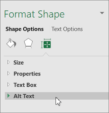 Add Alternative Text To A Shape Picture Chart Smartart