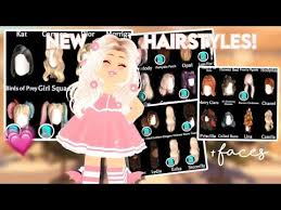 Sorry if your name is actually one of these, these names have just been mean . New Hairstyles Faces Royale High Updates Youtube Hair Styles New Hair Face