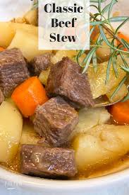 old fashioned beef stew on the stovetop