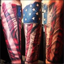 American flag tattoos are generally popular amongst military personnel. 20 Us Flag Tattoo Designs