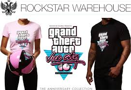 vice city 10th anniversary gear and