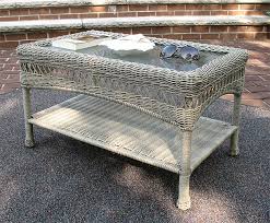 Rattan coffee tables made from solid rattan poles. Belaire Resin Wicker Cocktail Or Coffee Table