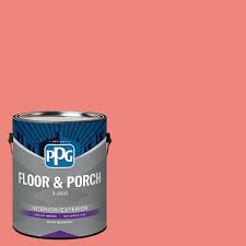 1 Gal Ppg1189 5 Smoked Salmon Satin Interior Exterior Floor And Porch Paint