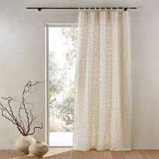 Melton Cotton Linen Voile Curtain Ivory