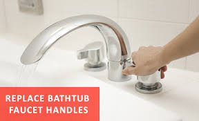 how to replace bathtub faucet handles