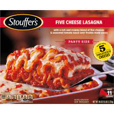 five cheese frozen lasagna party size