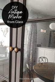Faux Mercury Glass Diy Mirror Tutorial