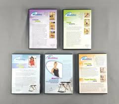 Malibu Pilates Chair Workout 5 Dvds Exercise Fitness Abs Cardio Total Body