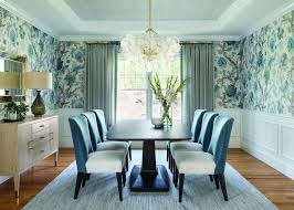 Using Fun Wallpaper For A Dining Room