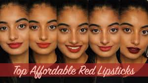 red lipsticks for indian asian