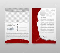 Presentation Layout Design Template Annual Report Cover Page