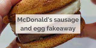mcdonalds gluten free sausage and egg