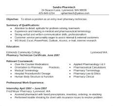 Sample Resume Pharmacy Technician Technician Resume Examples Service