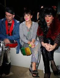 lily allen s front row sweats and trio