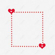 love frame frame red shapes
