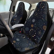 Car Seat Covers Celestial Witchy Design