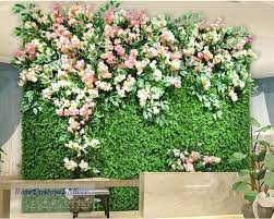 Artificial Plant Leaves Wall With