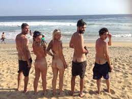 People nude on the beach