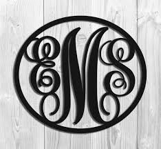 Custom Wood Sign Wooden Monogram Sign