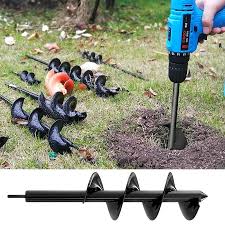 6 Sizes Garden Auger Drill Bit Tool