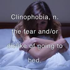Clinophobia Phobias Phobia Words