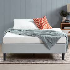 Light Grey Cameron Upholstered Bed Base