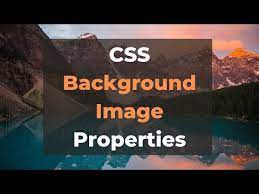 css background image properties