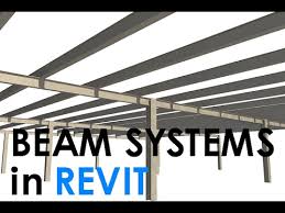 how to make a beam system in revit
